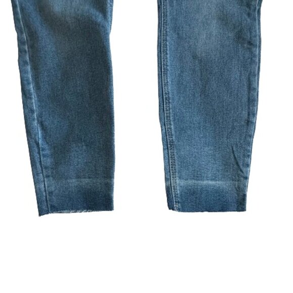 NWT Old Navy Women' Sz 8 Blue Denim Mid-Raise Rockstar Super Skinny Jean Pants - Picture 10 of 16